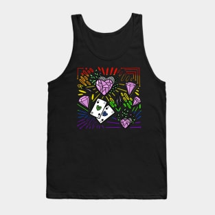 Rainbow Heart Tank Top